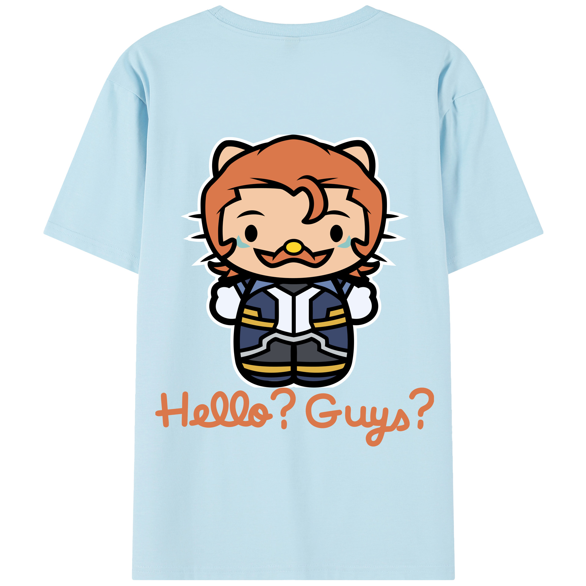 （画像用） Hello Kitty ハローキティ 綿100％半袖Tシャツ（背面プリント）
